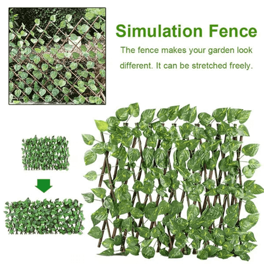 Retractable Fence With Leaves