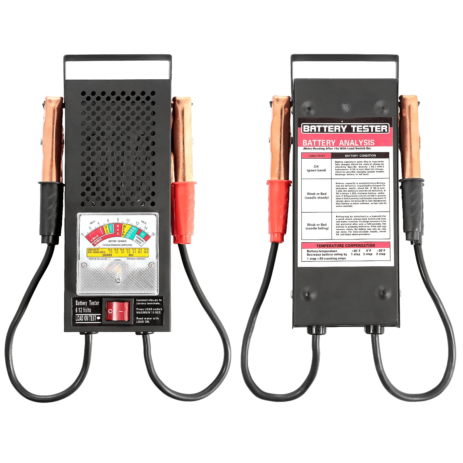 Battery Load Tester, Heavy Duty Car Truck Diagnostic Tool