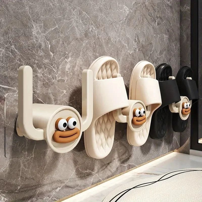 Cartoon Slippers Hook Bathroom Storage Rack