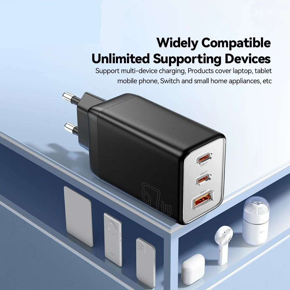 Industrial-Grade 67W GaN Ultra-Fast USB-C Charger