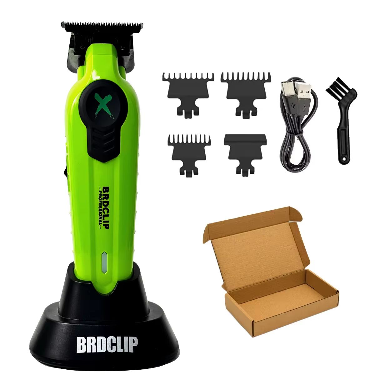 BRDCLIP FA1T Professional Hair Trimmer – Precision Electric Clipper with Carving Blade, Gradient Finish & Charging Stand