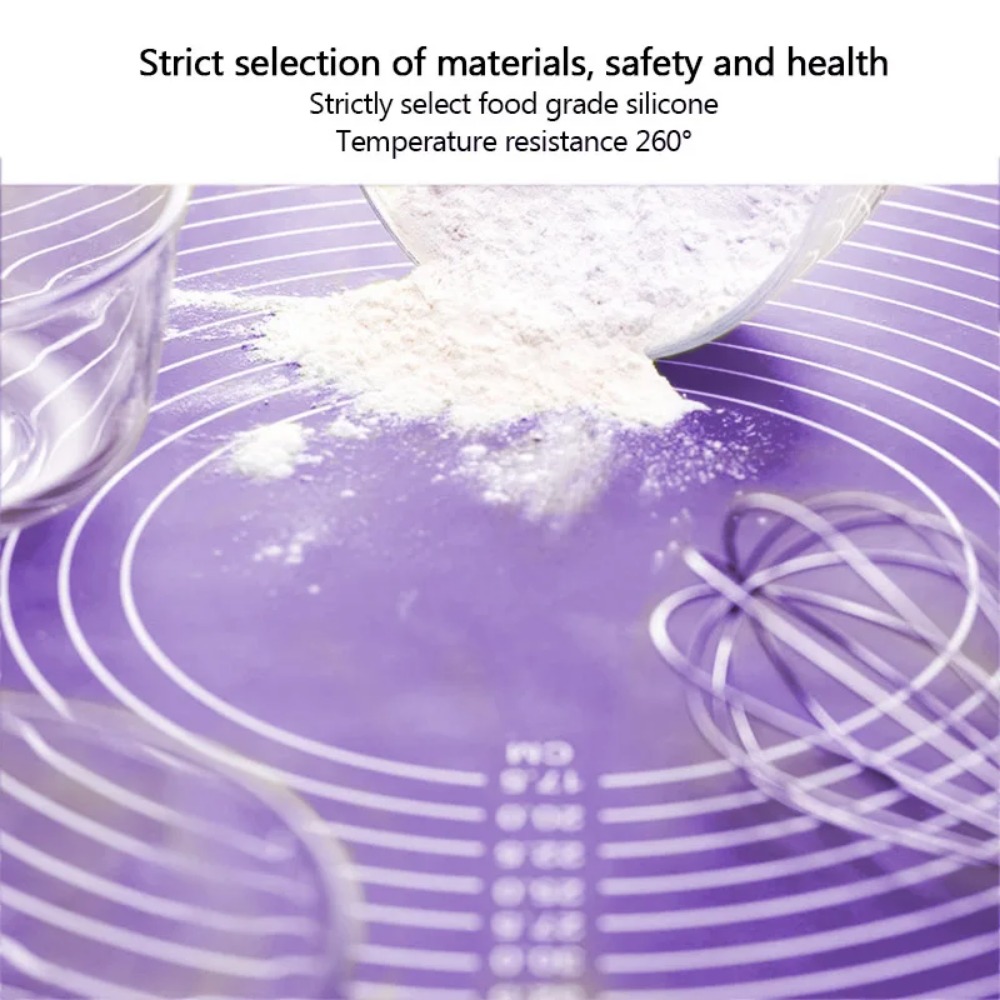 Non-Slip Silicone Baking Mat, Large Non-Stick Pastry Mat for Fondant, Pie Dough, Cookies & Pizza