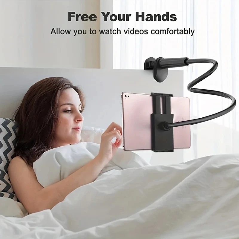 Mobile Phone Tablet Clip, Lazy Bedside Desktop, Foldable Live Stand, Headrest Holder