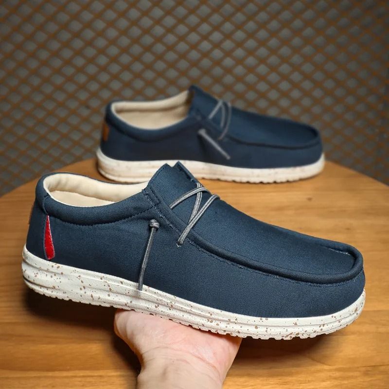 Men's Plus Size Casual Canvas Loafers
