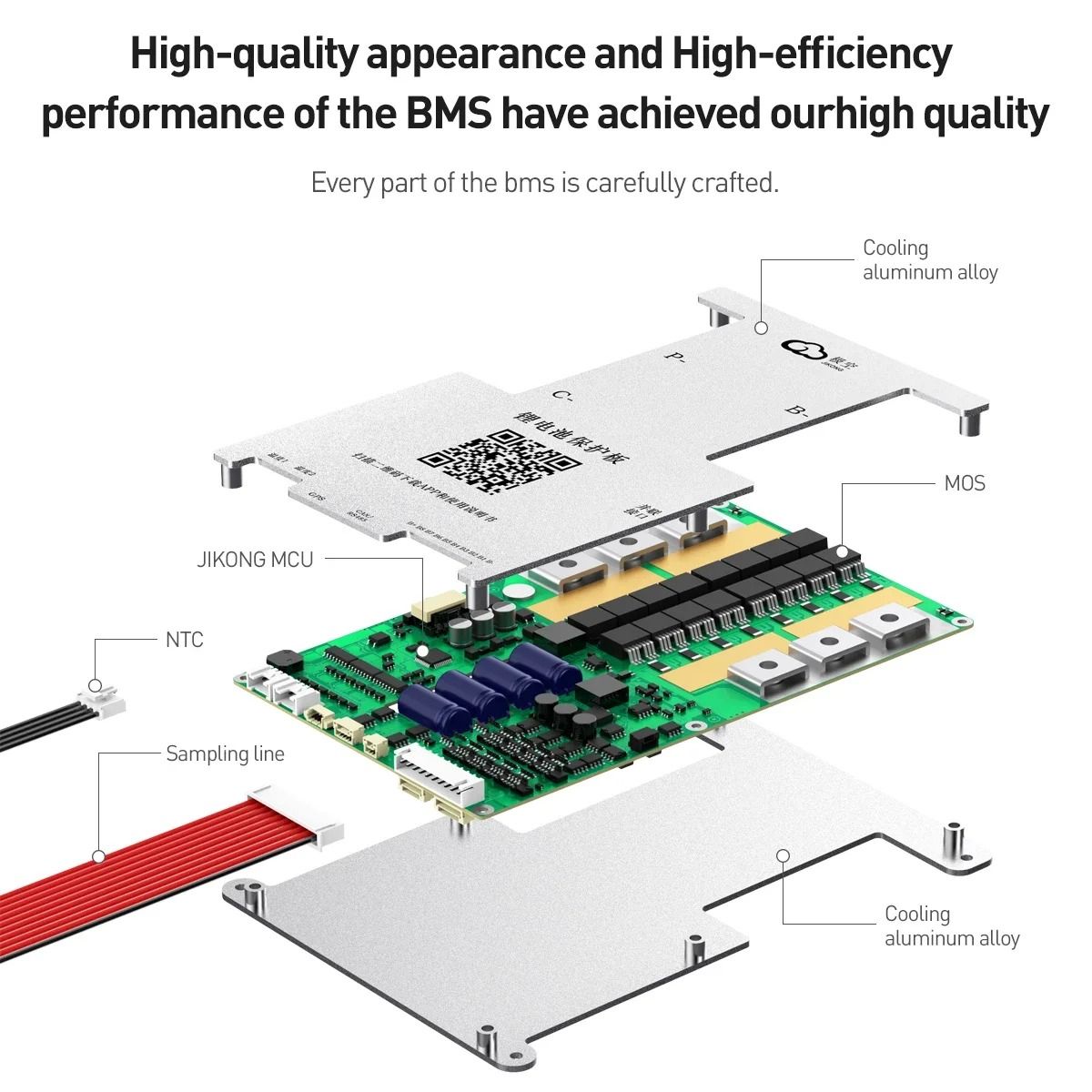Smart JK BMS Board with Advanced Battery Protection