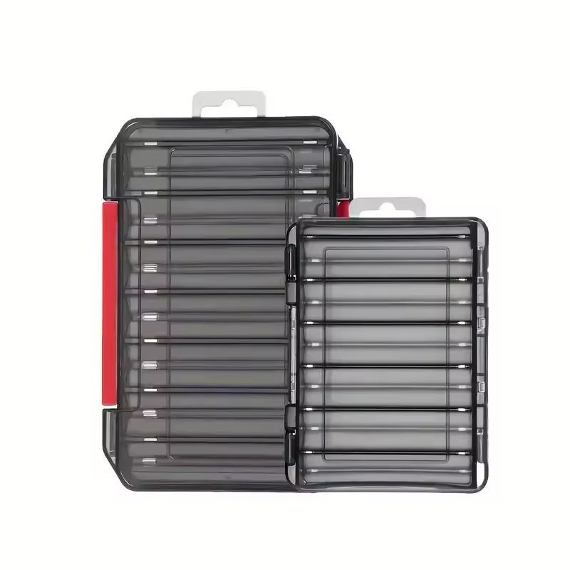 Ultimate Dual-Deck Fishing Tackle Storage Case – Large & Small Compartments Organizer