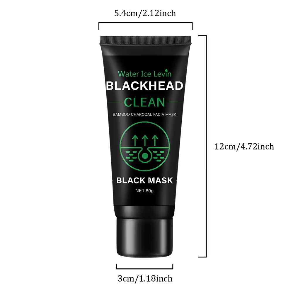 Bamboo Charcoal Deep Cleansing Face Mask – Blackhead Removal & Exfoliating Treatment
