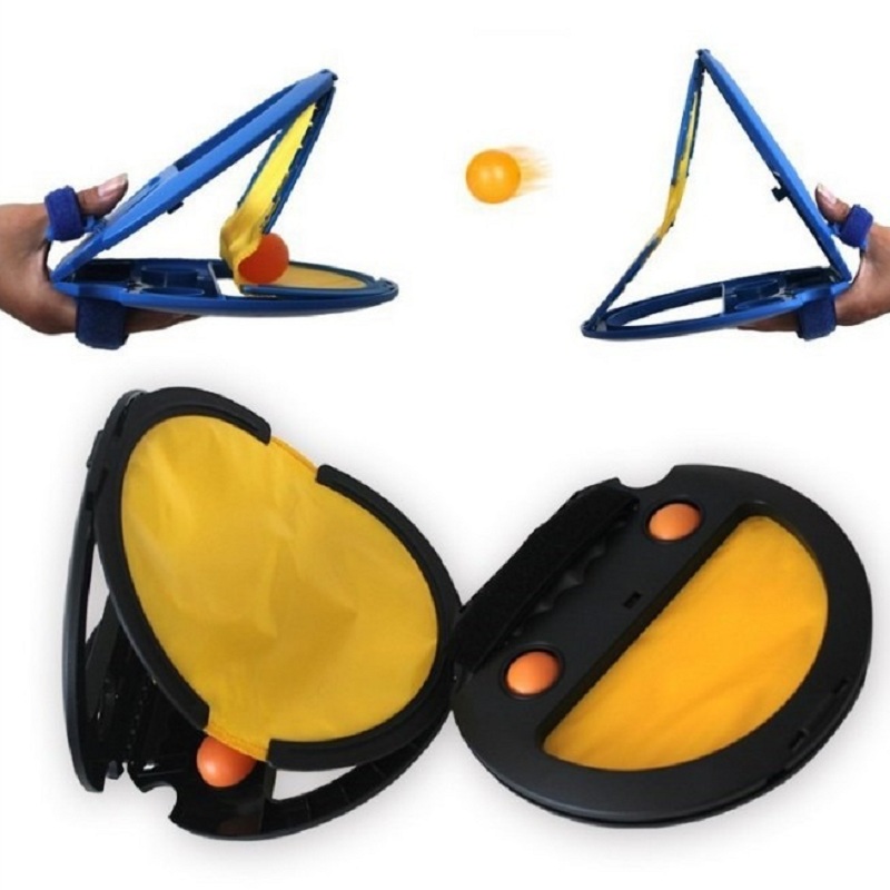 Family Toss and Catch Ball Set for Kids and Adults Outdoor Paddle Game