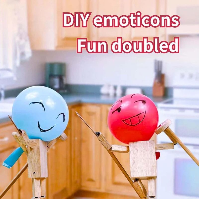 Double Battle Poke Balloon Interactive Family Game Toy