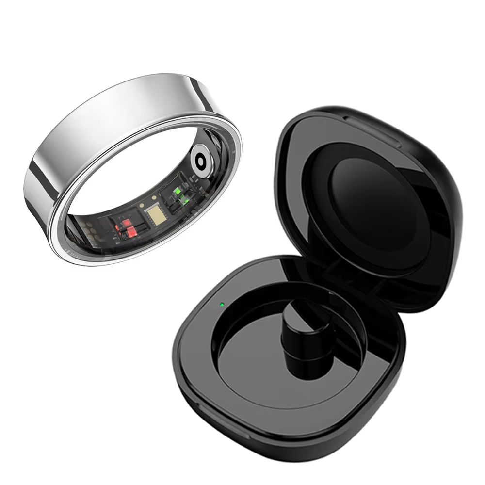 R09 Smart Health Ring with Skin Temperature Tracking and 5ATM Waterproof Design