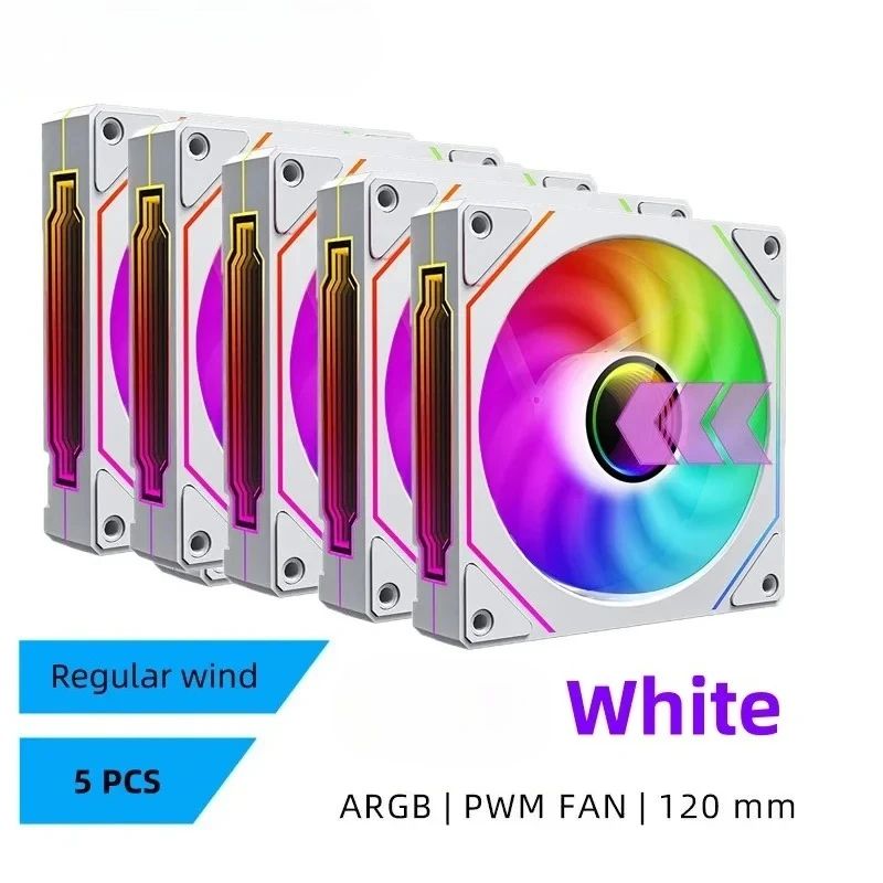 LDPCSJ PRISM 4 PRO 120mm ARGB PWM PC Cooling Fan Quiet 45.2CFM