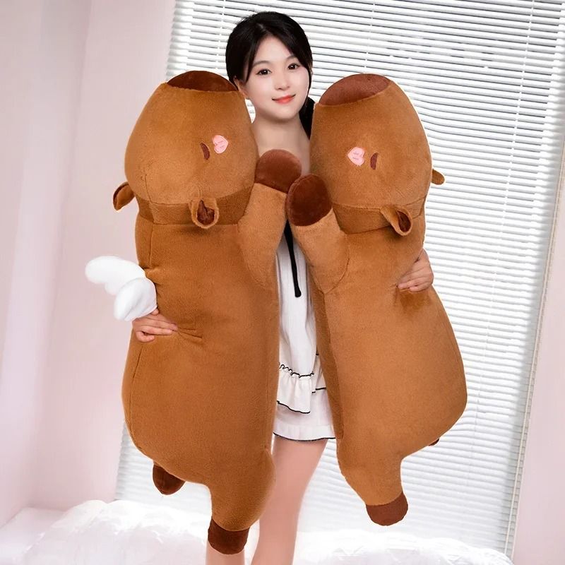Giant Kawaii Capybara Plush Pillow Soft Lying Plush Toy