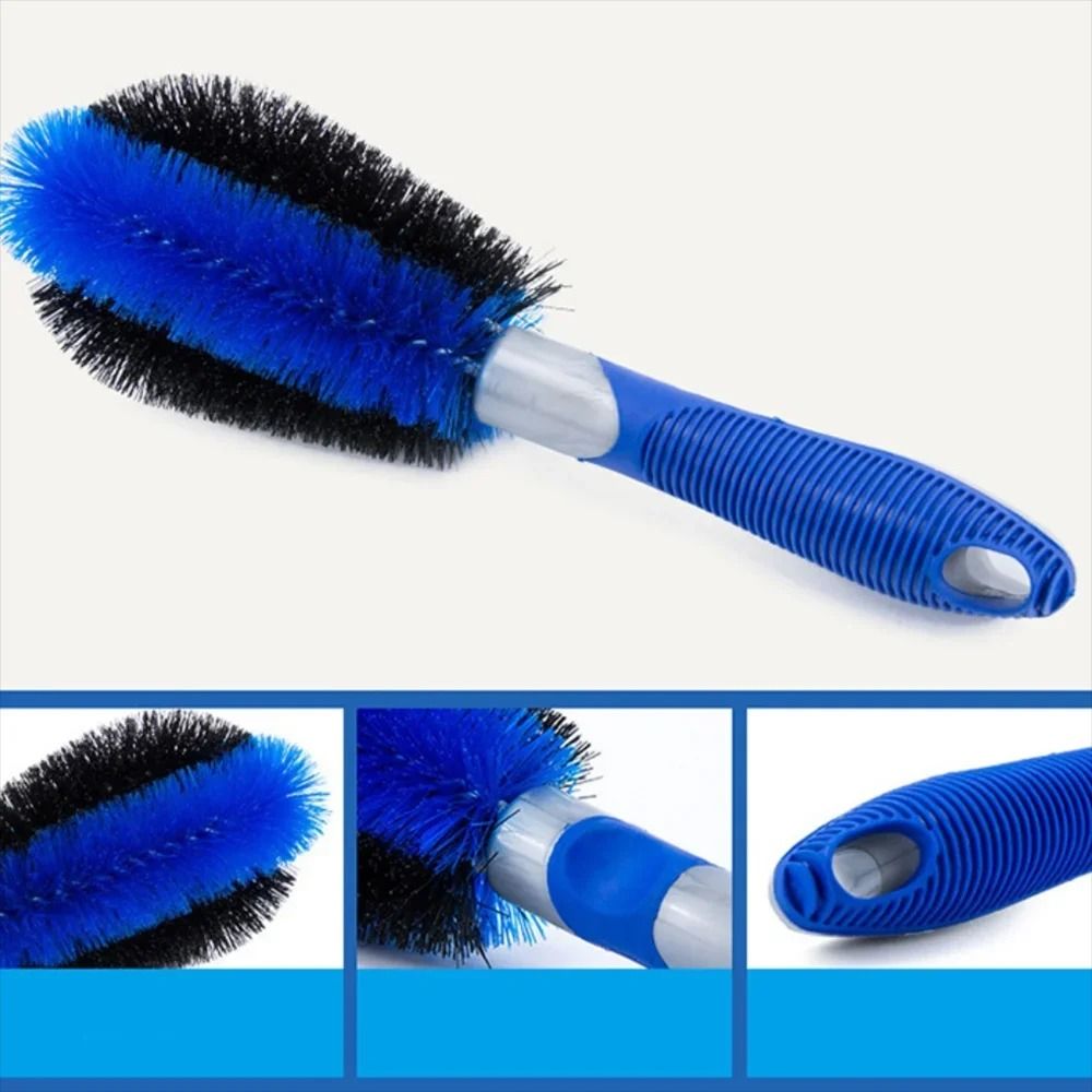 Car Wash Wheel Hub & Tire Brush Combo Tool