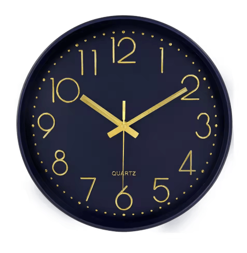 Minimalist 3D Quartz Wall Clock Silent Modern Digital Style for Living Room & Office