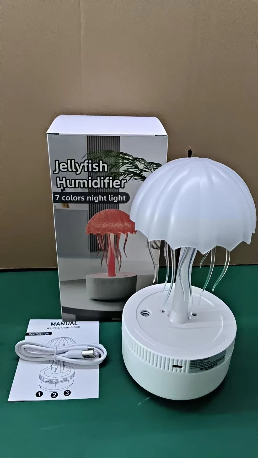 Dynamic Jellyfish Essential Oil Diffuser with Night Light