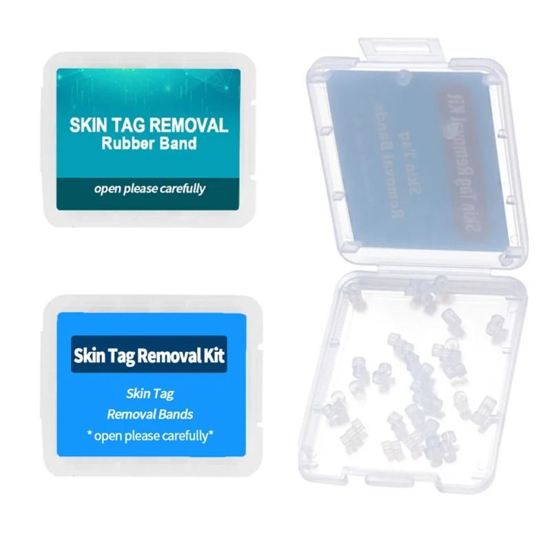 Reusable Skin Tag Rubber Ring Removal Bands Set