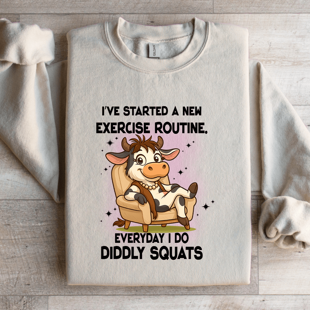 I've Started A New Exercise Routine Sweatshirt