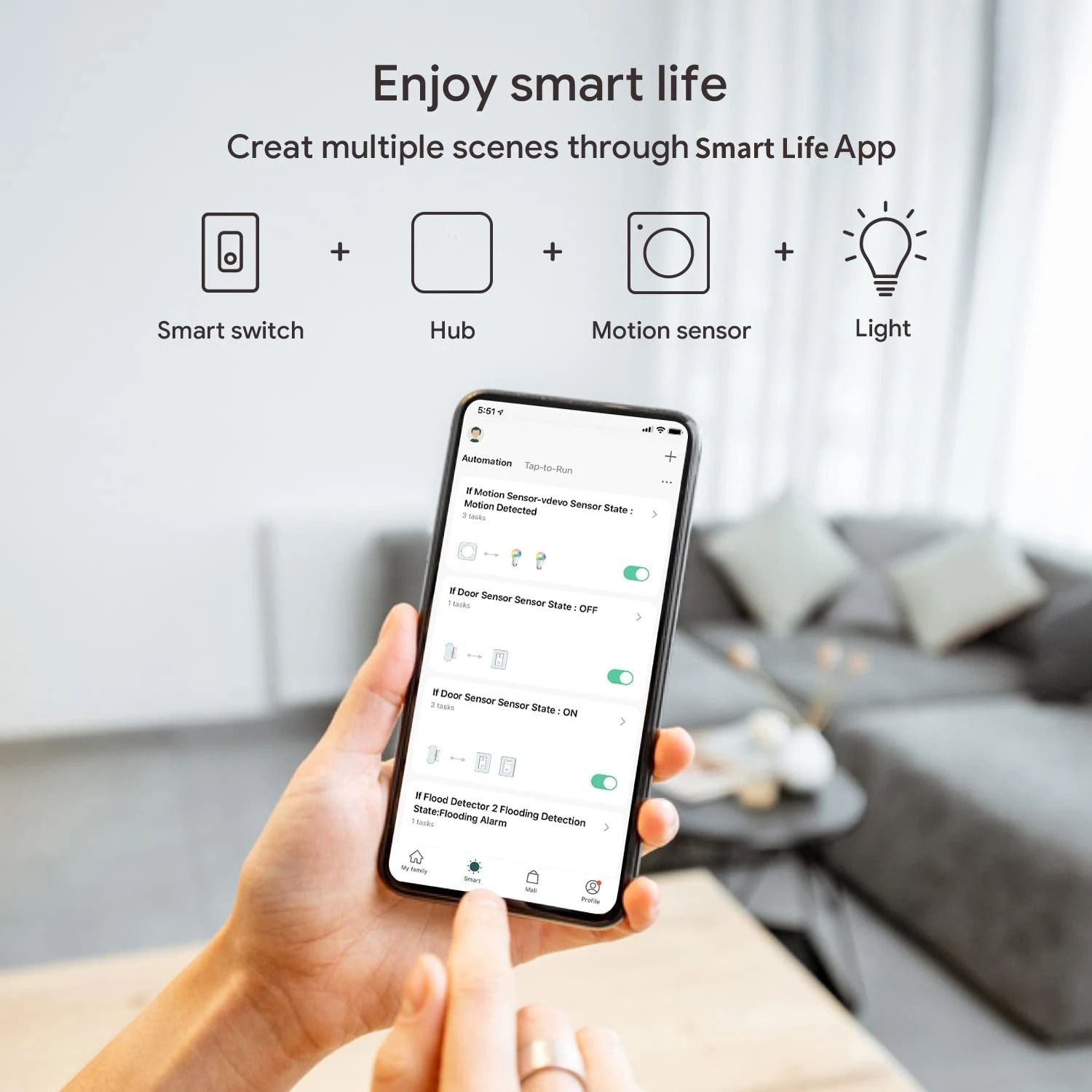 Tuya Zigbee 3.0 Gateway Hub Smart Home Bridge with App Remote Control and Alexa Google Compatibility