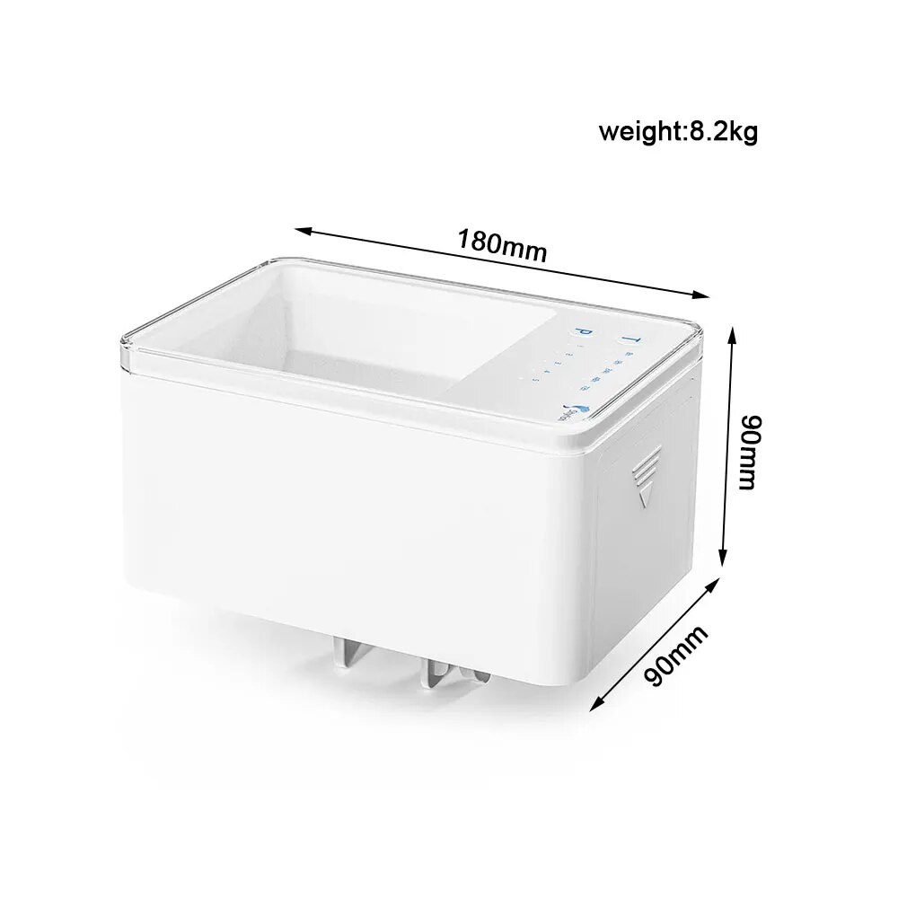 LED Aquarium Fish Tank 500ml Automatic Fish Feeder With Timer