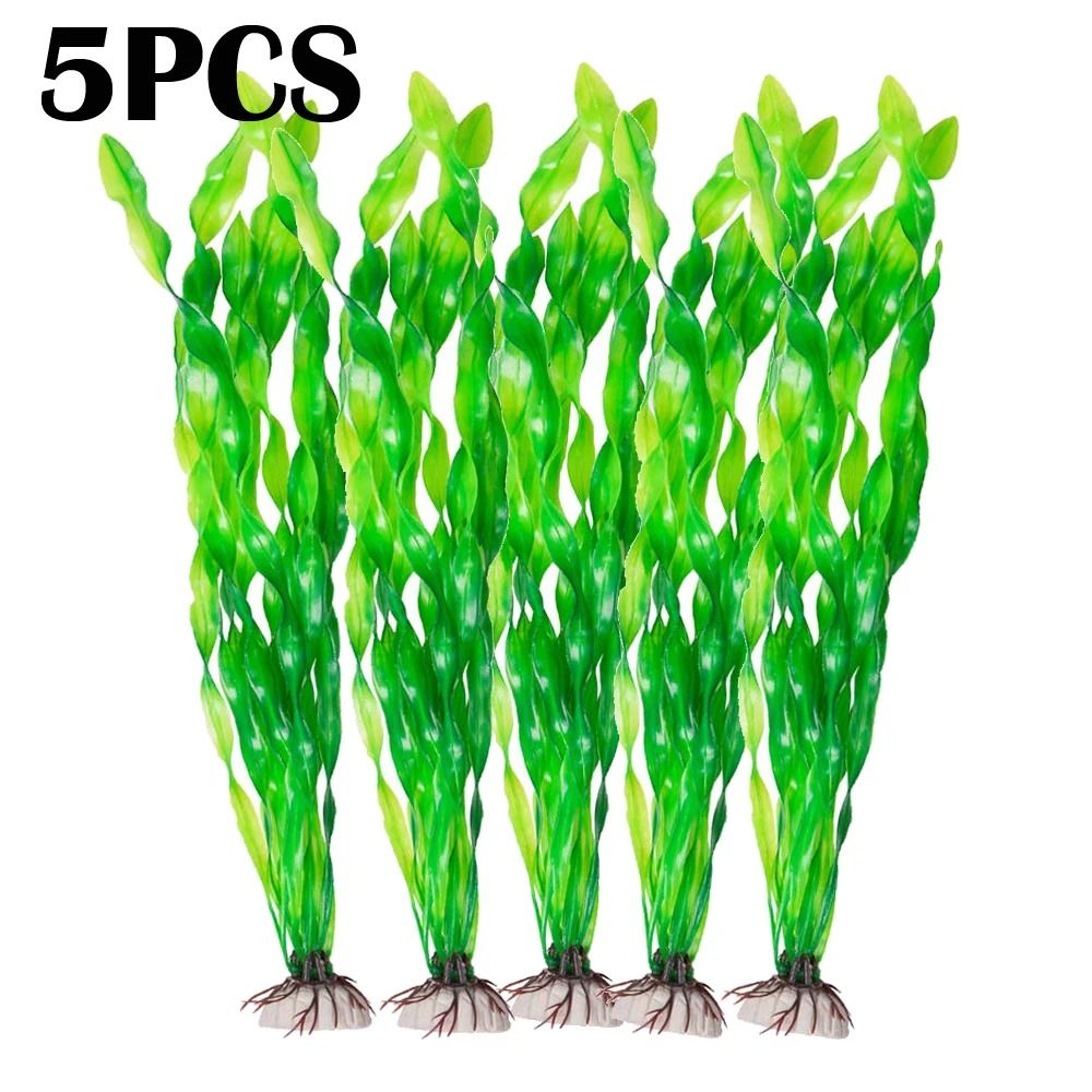 Artificial Aquarium Plants with Ceramic Base