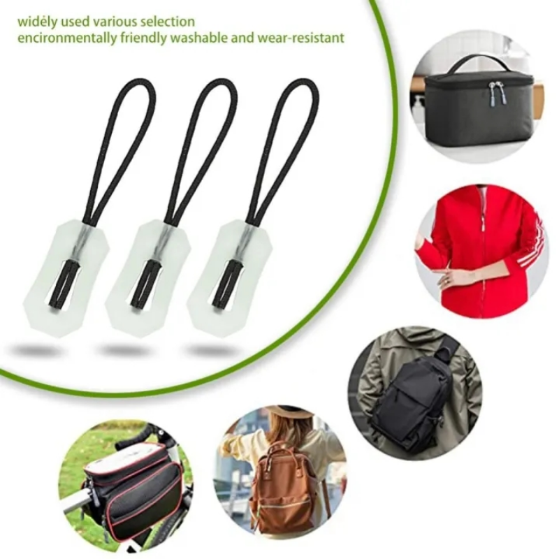 Glow in The Dark Zipper Head, Anti-Lost Backpack Repair Kit
