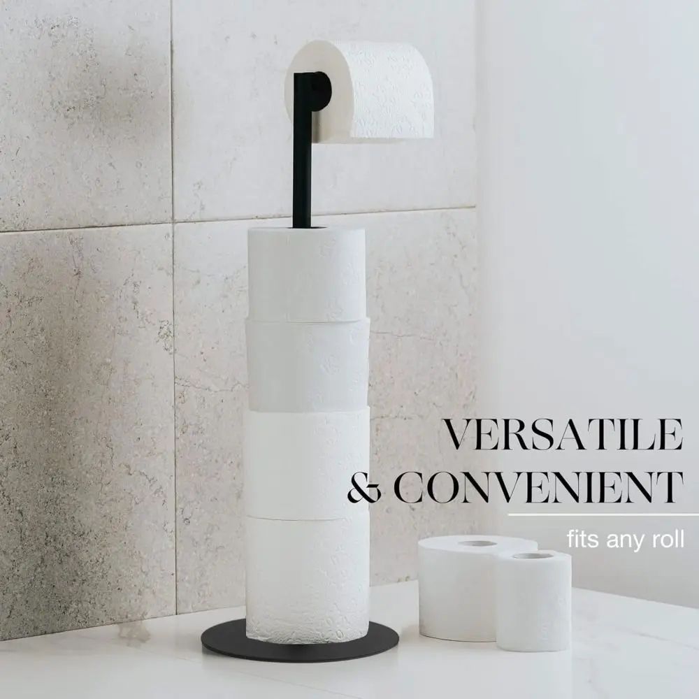 Stainless Steel Freestanding Toilet Paper Holder