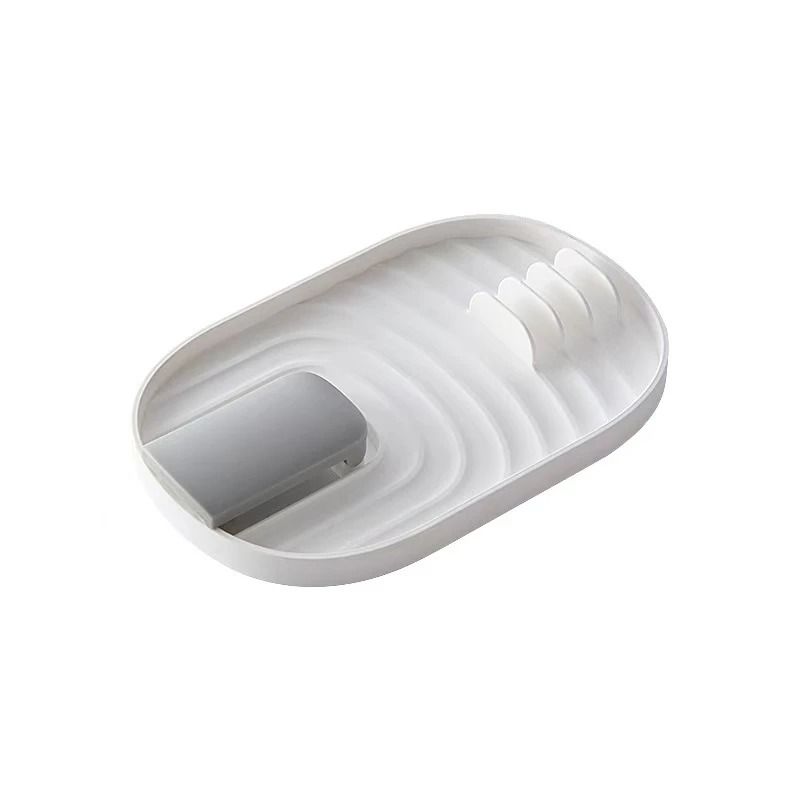 Nordic Silicone Pot Lid and Utensil Storage Rack Non Slip Kitchen Organizer