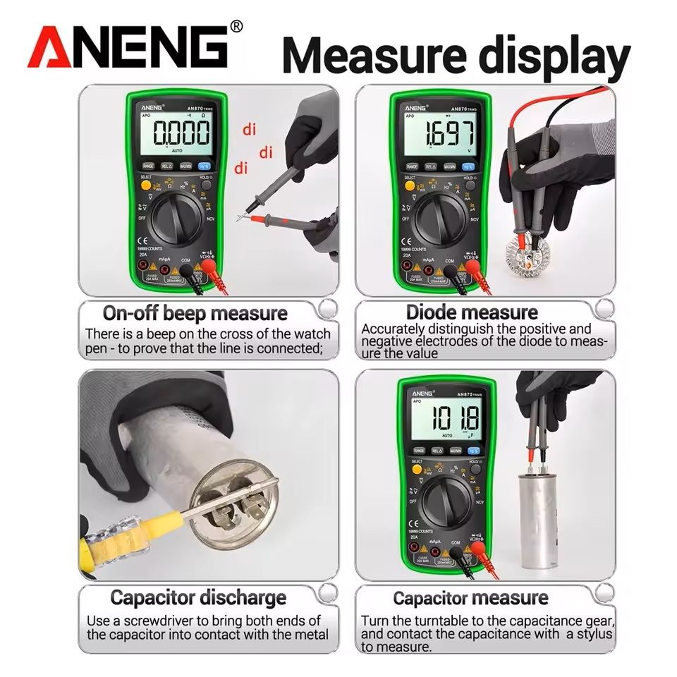 Digital Smart Multimeter with Auto Ranging and NCV Detection