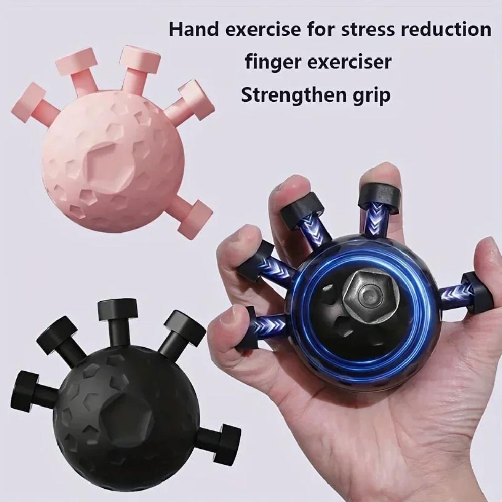 Rock Climbing Finger Exerciser, Adjustable Power Hand Grip Trainer