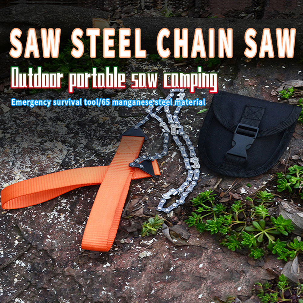 Portable Steel Rope Chain Saw for Camping & Outdoor Adventures