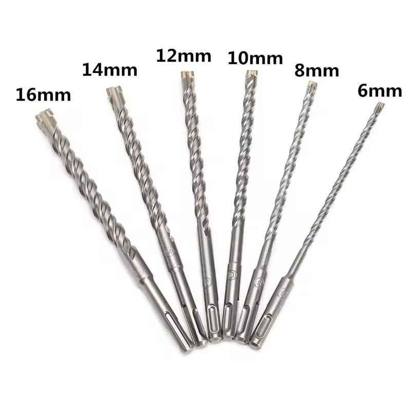 Electric Hammer Drill Bits for Concrete and Stone SDS Plus Tungsten Steel