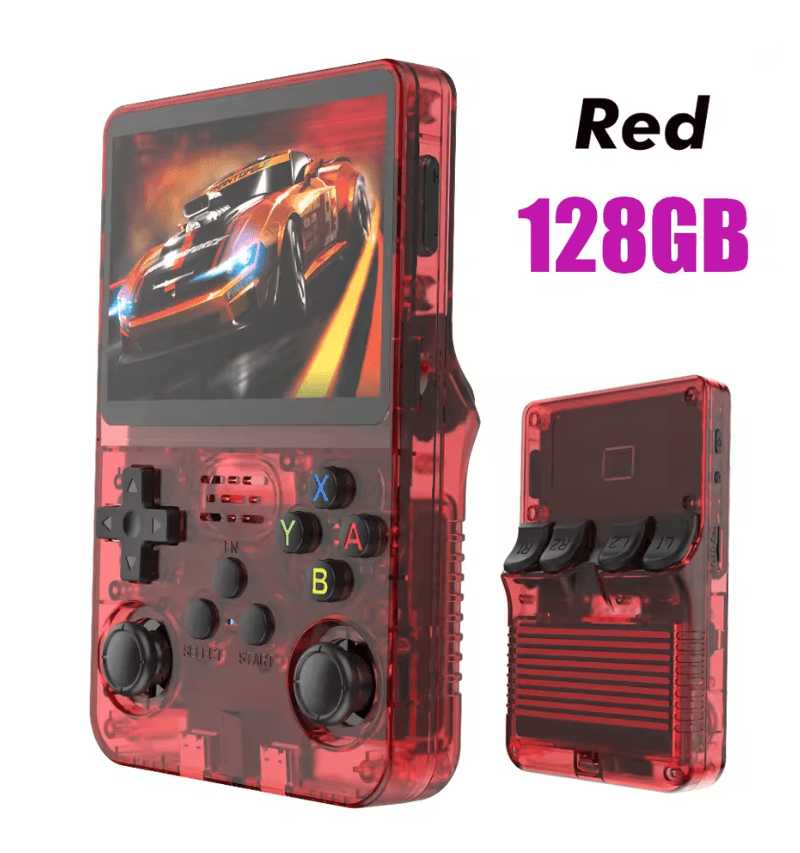 R36S Retro Handheld Game Console 128GB with IPS Screen and Linux System