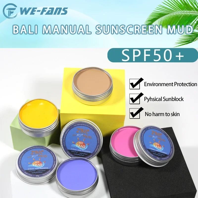 Eco-Friendly Zinc Surfing & Diving Sunscreen Mud