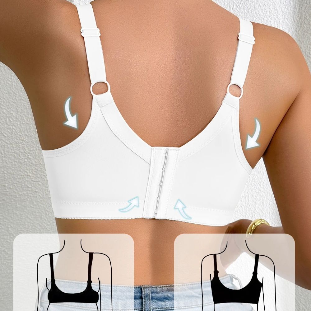 ElegantLift Lace Underwire Push Up Minimizer Bra ABCD Cup