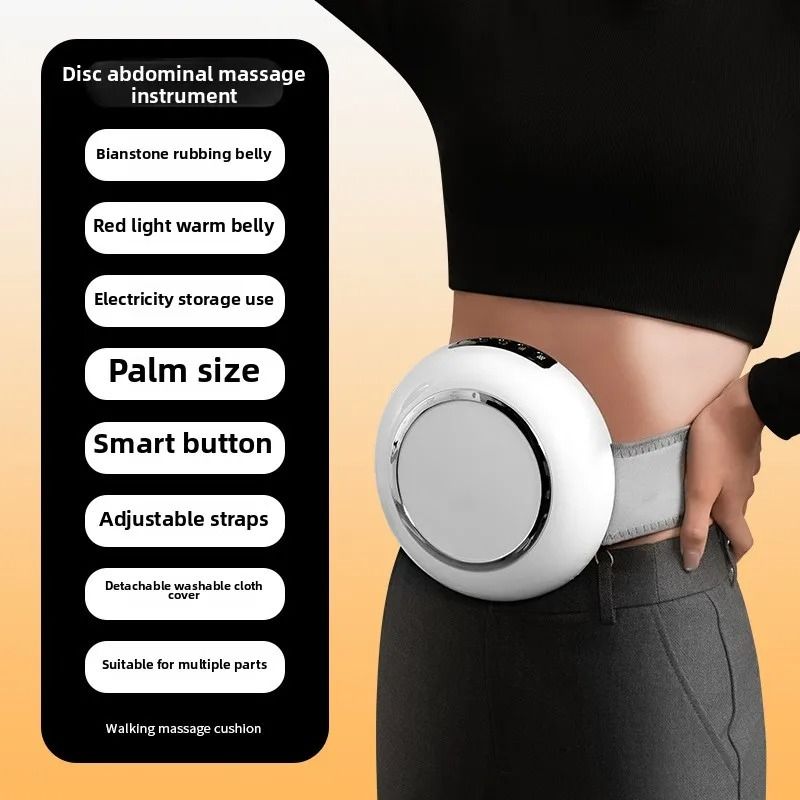 Abdominal Massager Intestinal Peristalsis Tummy Massage Belt with Automatic Vibration