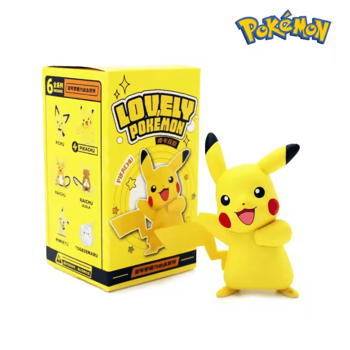 Pokemon Pokemon action figures Kawaii Pikachu Pichu Togedemaru Alola Raichu Mimikyu Anime Figures Toy Gift Set