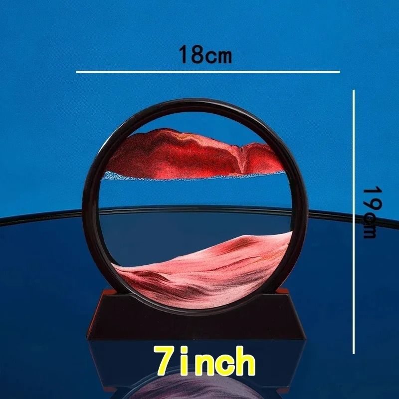 3D Moving Sand Art Picture & Deep Sea Quicksand Flowing Motion Display