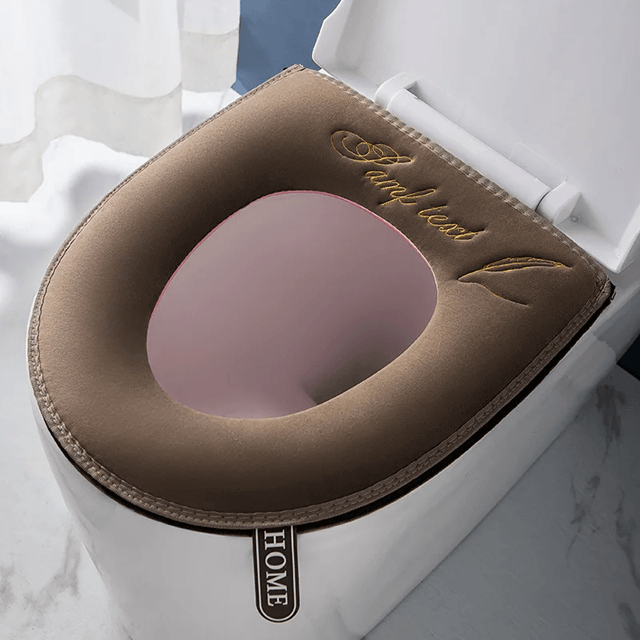 Warm Velvet Toilet Seat Cover