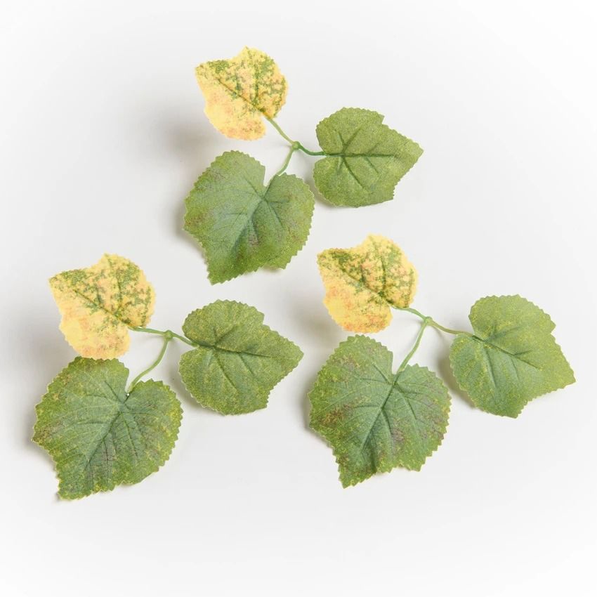 Artificial Grape Leaf Collection – High-Definition Botanical Texture Sculpture