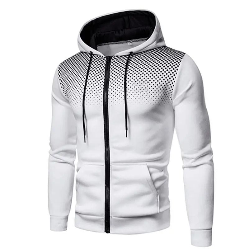 Mens Zip Up Fleece Bomber Jacket Hooded Casual Coat