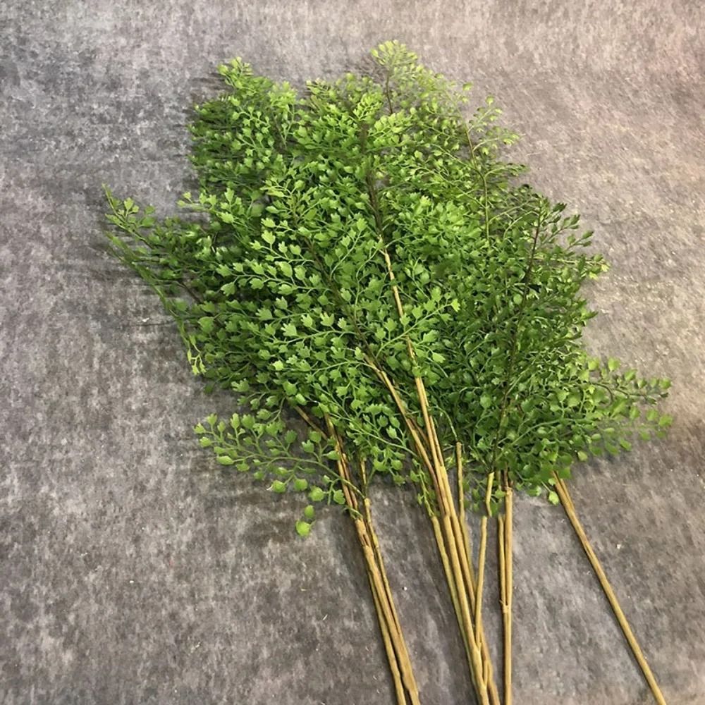 Realistic Artificial Fern Branches – Handmade Real Touch Greenery for Elegant Wedding and Home Decor
