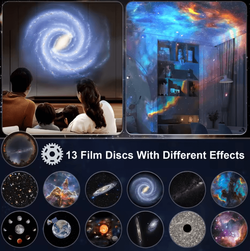 Galaxy Projector Night Light – Realistic Planetarium Star Projector for Bedrooms