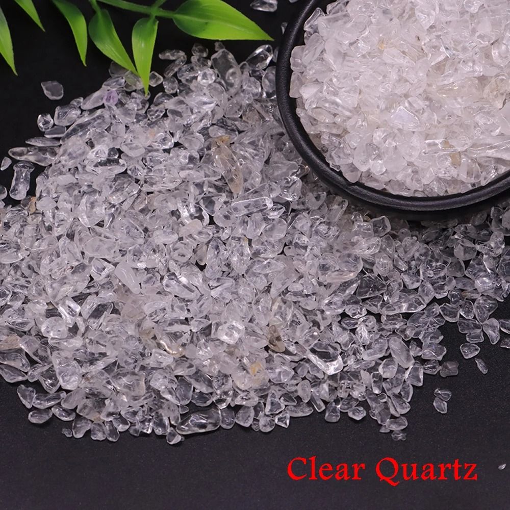 Natural Tumbled Agate & Quartz Crystal Gravel