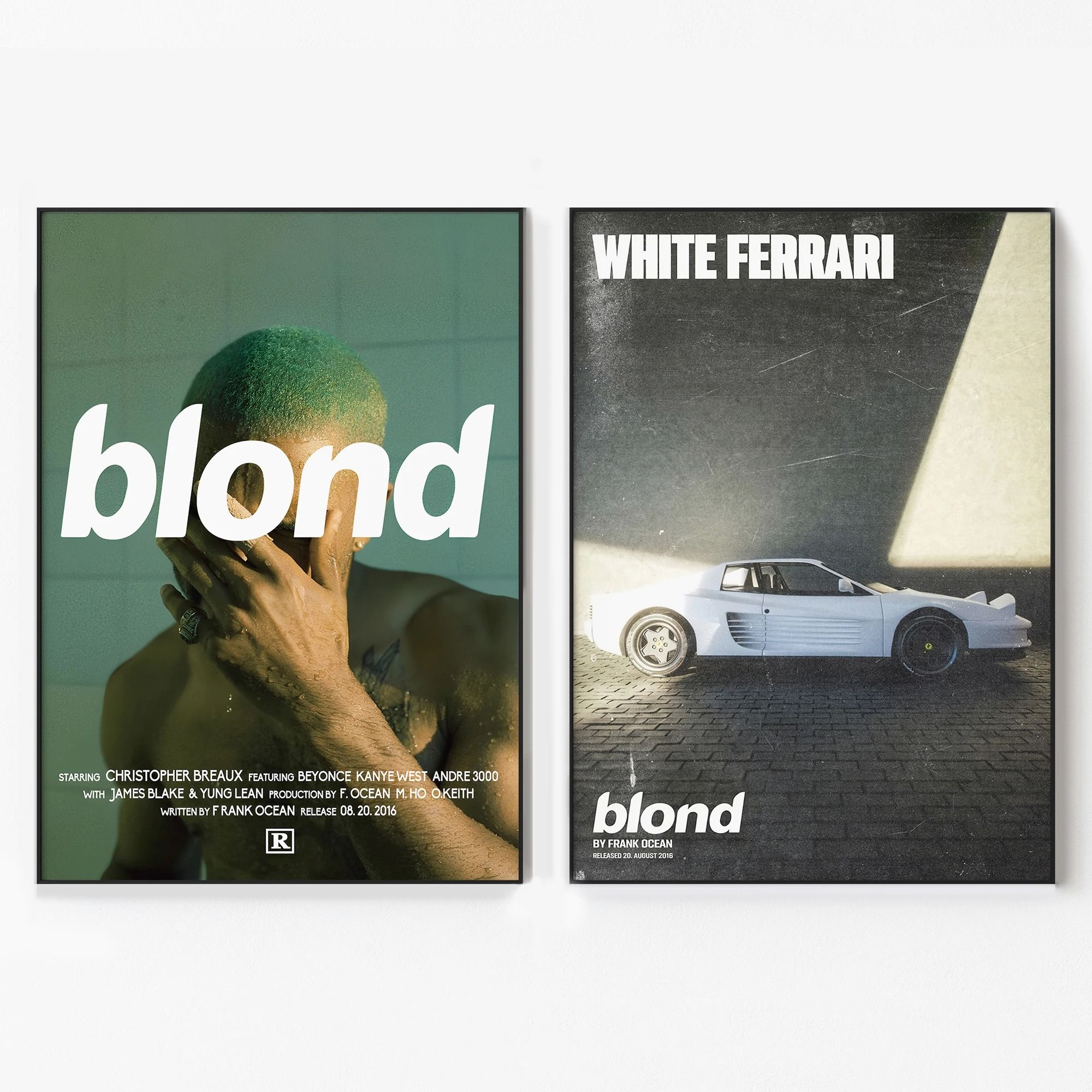 Modern Blond Frank Ocean Hypebeast Rap Fashion Album Wall Art Canvas