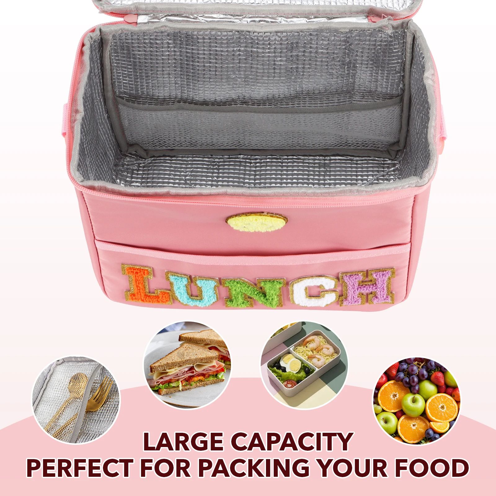 Embroidered Picnic Crossbody Travel Bag