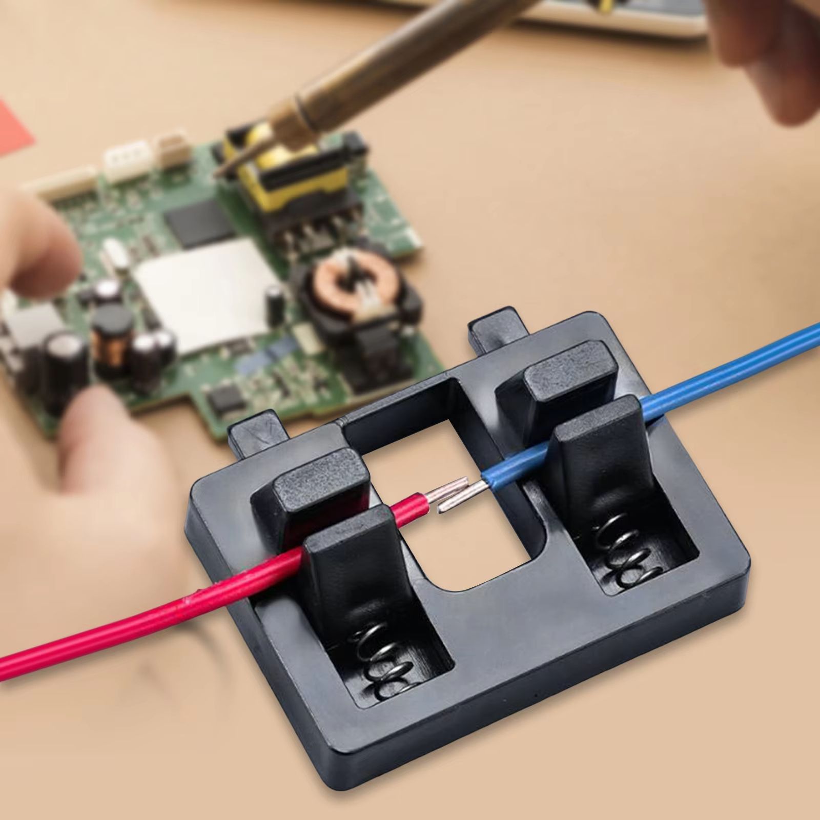 FlexGrip Adjustable Electric Wire Welding Fixture – Soldering Wire Holder Stand with Clamps for Precision Circuit Repair