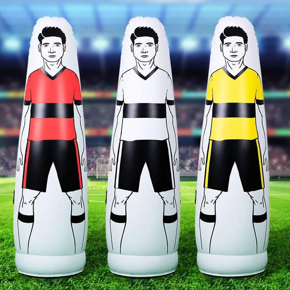 Inflatable Soccer Training Mannequin Free Kick Practice Dummy 160cm