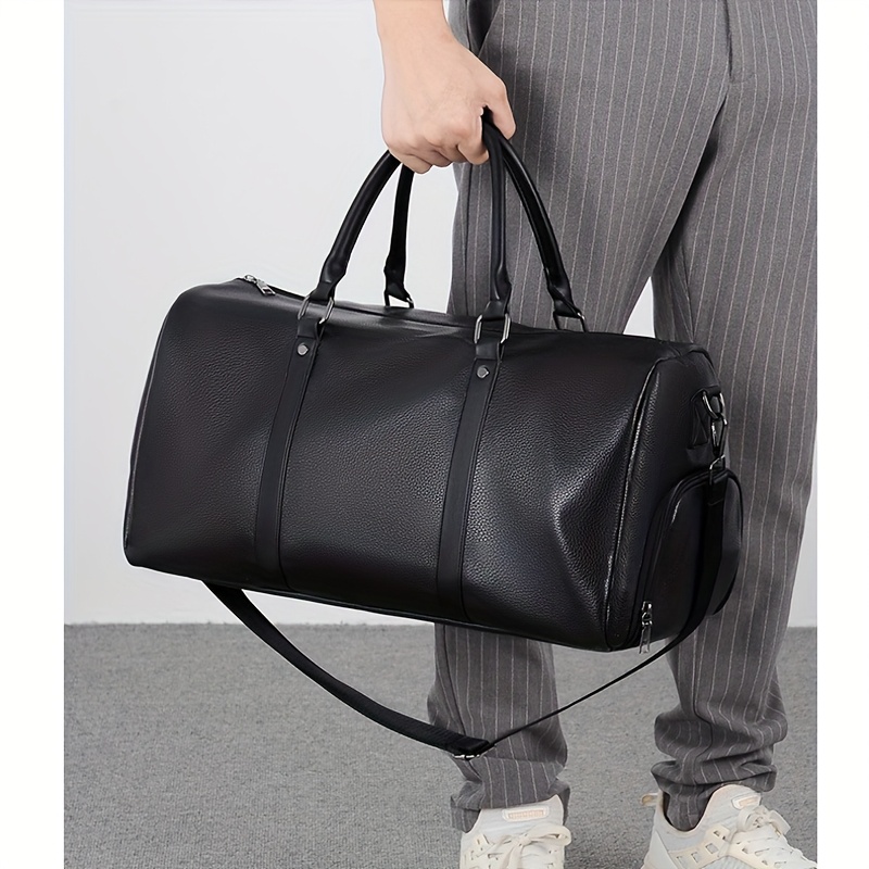 Mens Large Capacity Travel Gym Shoulder Bag