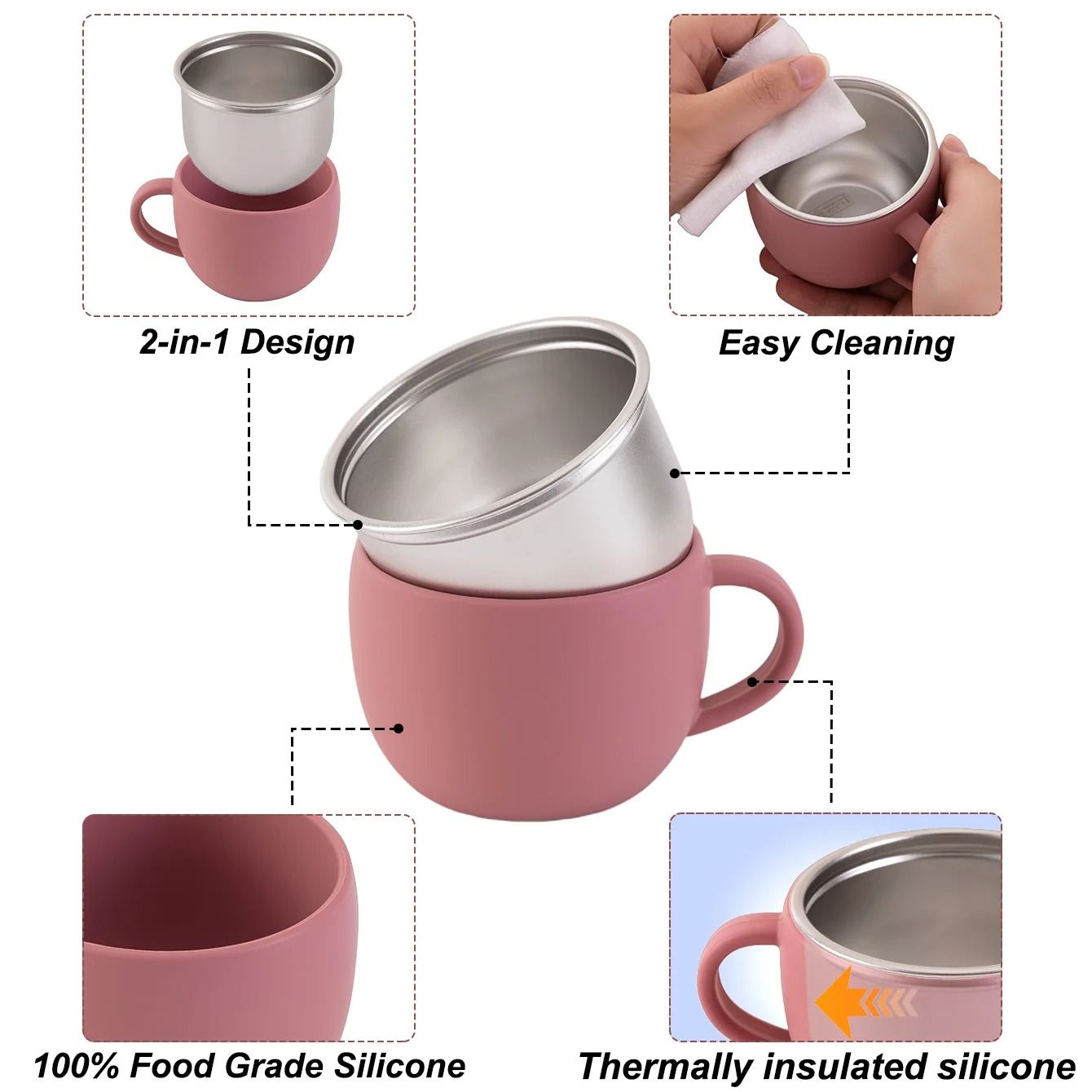 Insulated Shield Stainless Steel Training Cup
