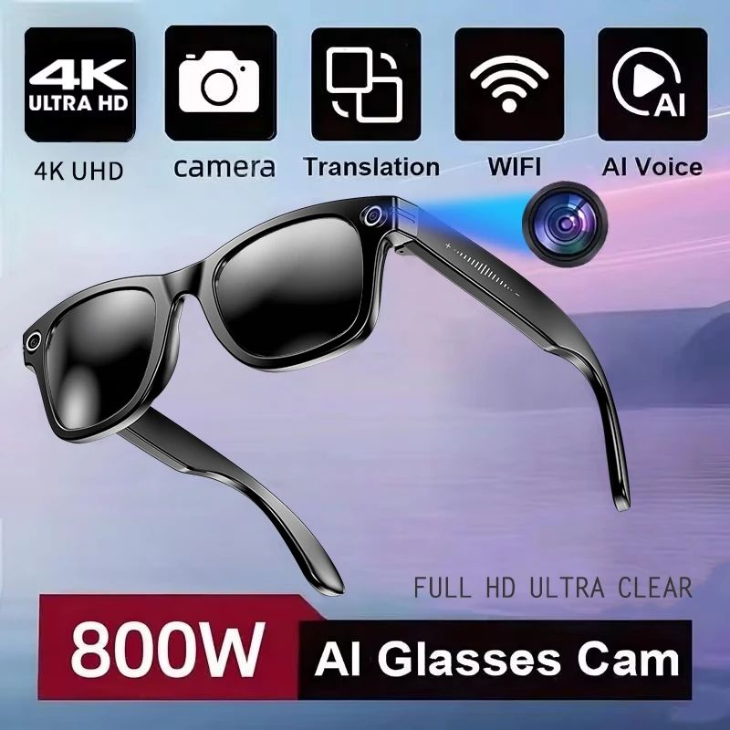 AI Smart Camera Translation Sunglasses